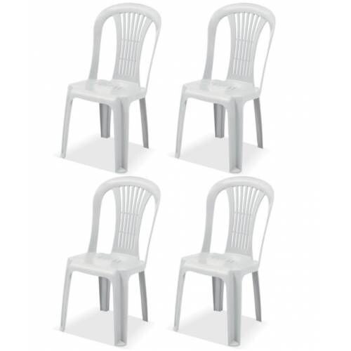 Netbazaars 4 Adet Kolsuz Plastik Sandalye - Günün Firsati - Ücretsiz Kargo (397989439)